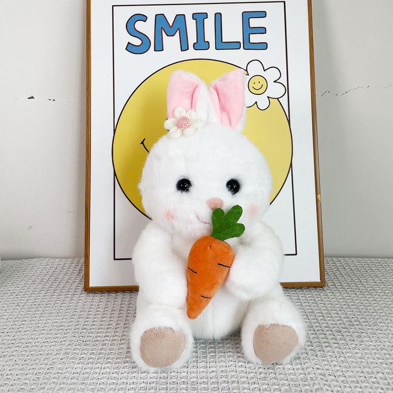 New cute pet series penguin doll plush toy fox rag doll cute scarf elephant companion doll 25cm