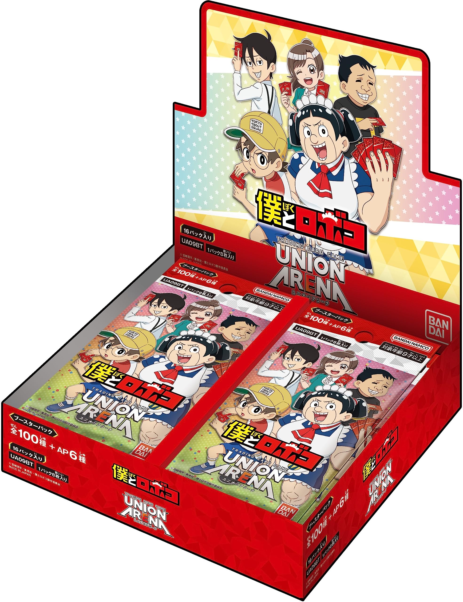 

BANDAI UNION ARENA Booster Pack Me and Roboko 16 packs [UA09BT] (BOX)