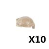 MOC Figure Soldato Città Casco Blocchi da Costruzione Accessori Cappellino da Baseball Sci Cappello da Strega Cowboy Ufficiale USA Bandito Mattoncino Giocattolo Regalo J022