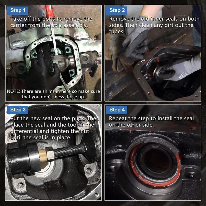 Inner Shaft Side Seal Mounting Tool for Dana 30/44/60 Axles Front Differentials Inner Axles Side Seal Installation Tool