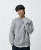 Maedeumaleuseu Boucle Round Neck Pullover Knit Grey Mmffmkn-160Gr