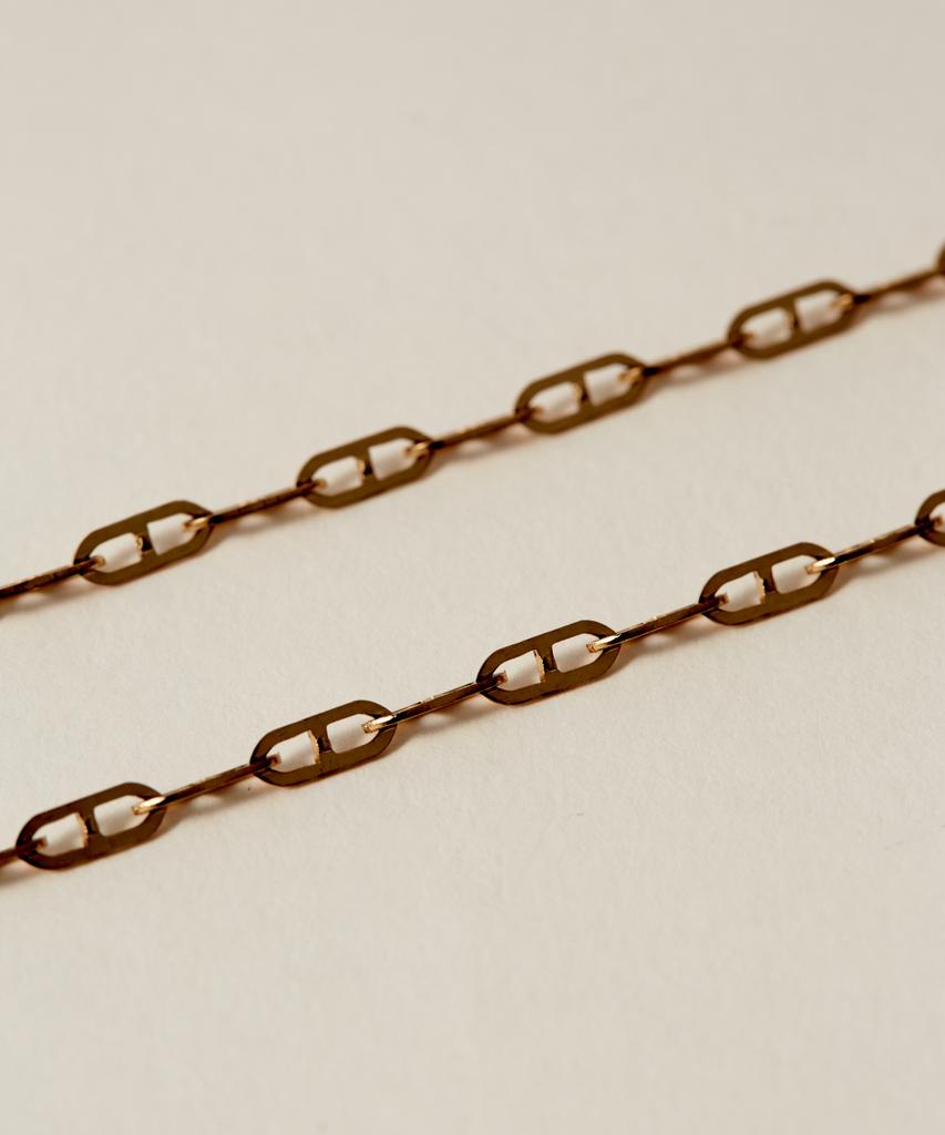 Novice Tokyo Oval Chain Long Necklace [Stainless] / Gold
