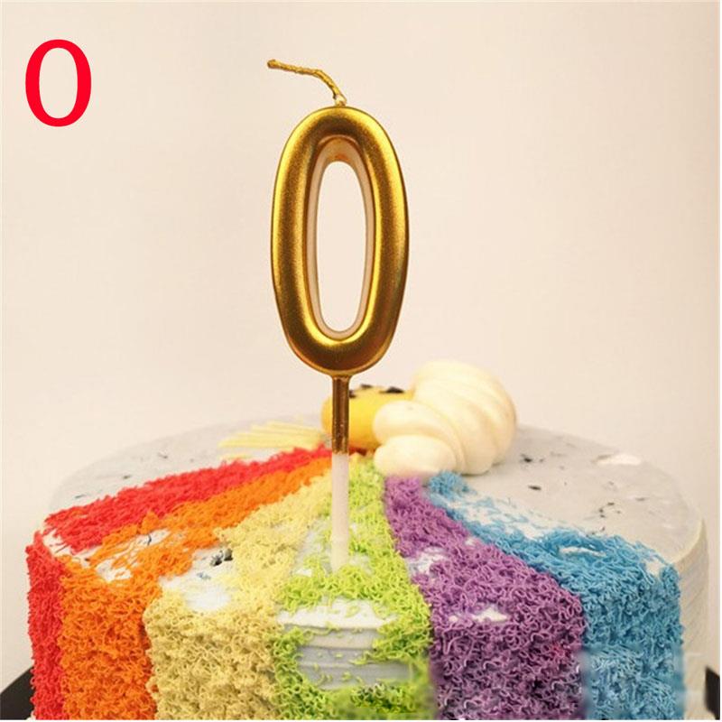 0-9 Years Birthday Candle New Girls Kids Birthday Numbers Candle Party Smoke-free Cake Candles for for Cake Party Supplies