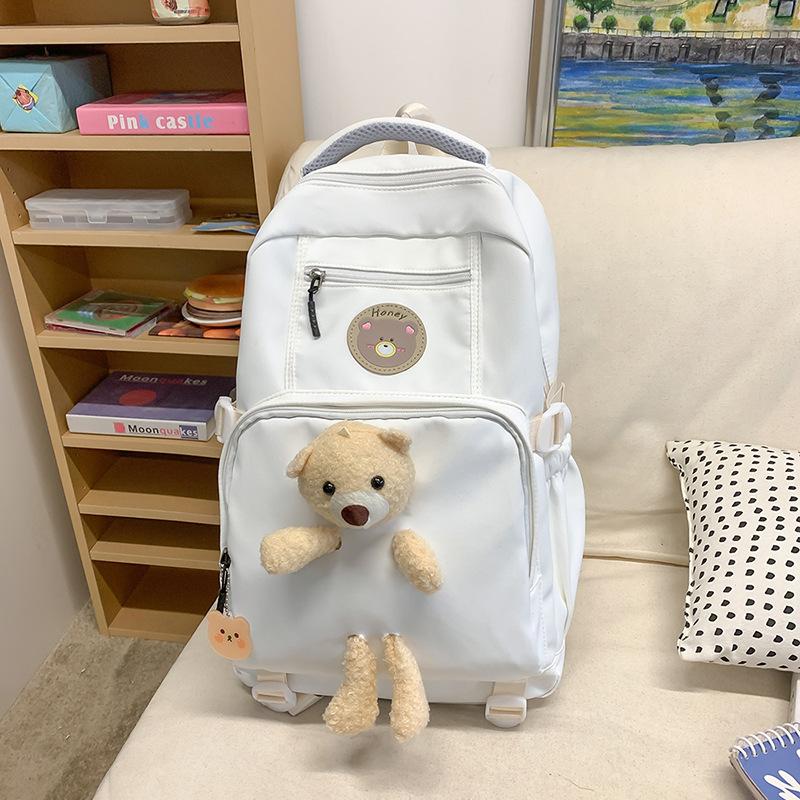 High Value, Fresh, Sweet and Cute Bear Backpack, Lightweight and Large-capacity Backpack for Junior and High School Students
