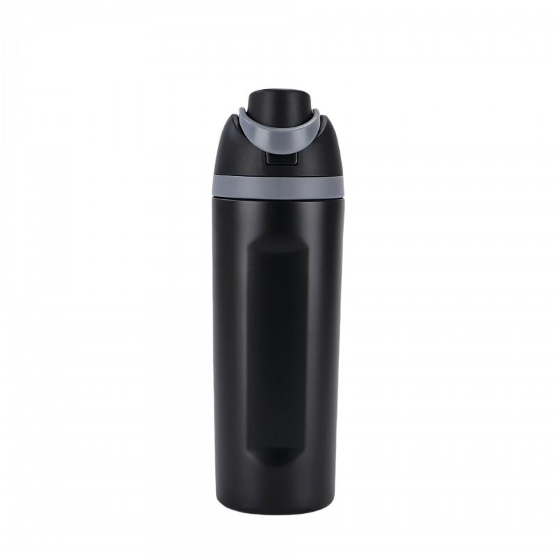 Double-Layer 304 Stainless Steel Insulated Water Bottle With Silicone Lid 700ml 1000ml Leak-Proof Sport Tumbler Outdoor