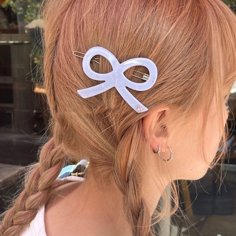 

Five Colors Bow Acetate Hair Clips Acetic Acid Personality Woman
