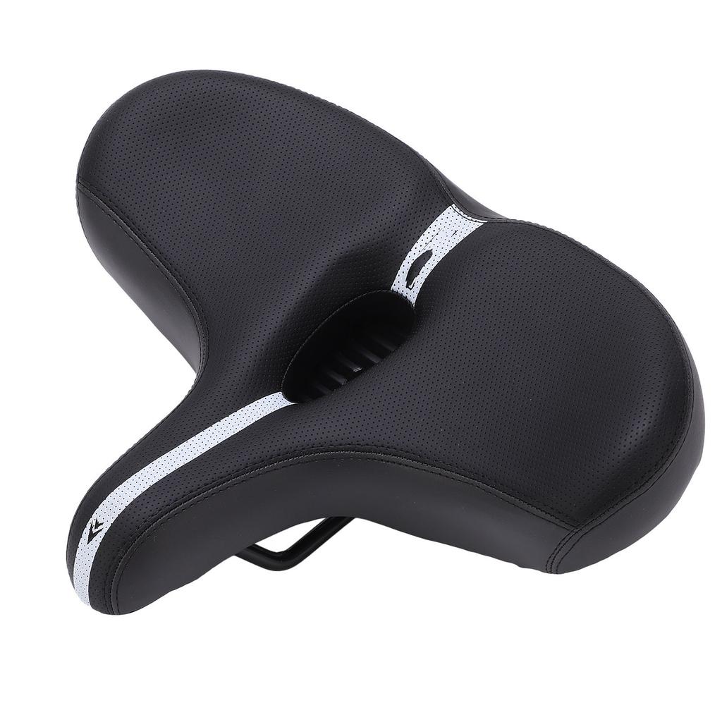 Bike Seat Cushion PU Leather Breathable and Comfortable Thickened Bicycle Saddle Replacement