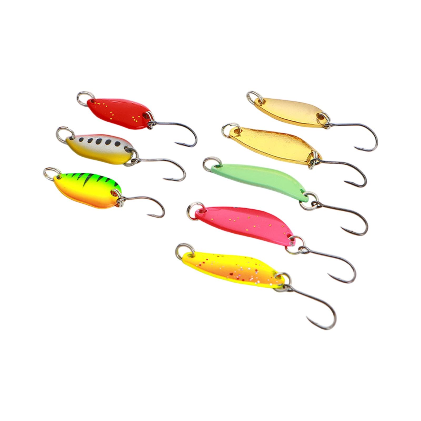 Bright Color Trout Single Hook Striped Fishing Trout Fishing Gear