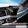 Adjustable Angle Phone Umbrella Silver-Coated Fabric Car Phone Holder  Rain Protection