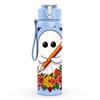 1PC Autumn Leaf Girl Character Print 750ml Color Plastic Sports Water Bottle Leakproof Flip Straw Lid Suitable for Sports Office Home Use
