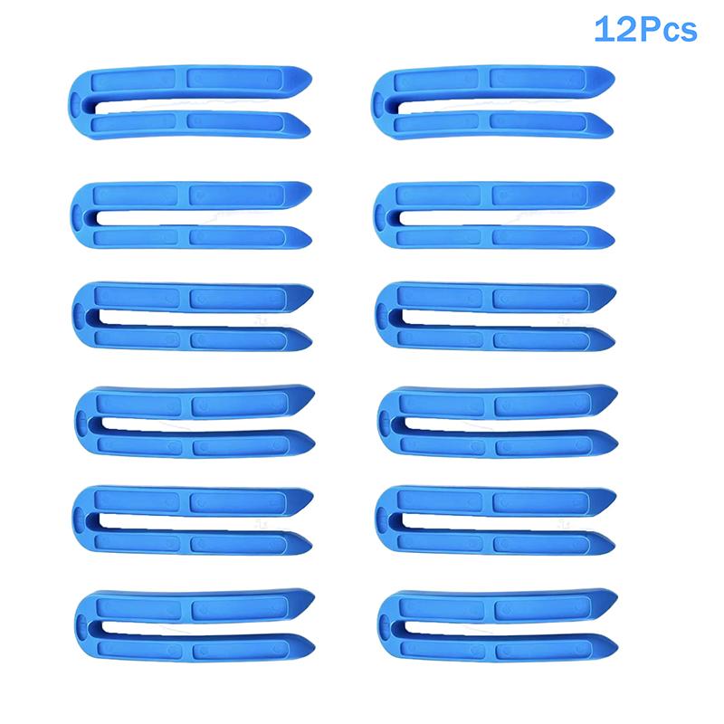 6/12Pcs U-shaped Insulation Clip High Temperature Salon Hair Perming Barber Perm Hair Pad Curly Accessory Styling Tools