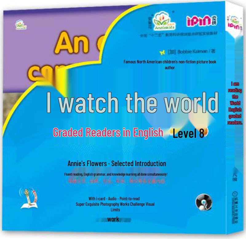 Annie s Flower I See the World English Graded Readers Set of 8 Books with CD