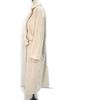 K.T 01-15WE06 White Angora Wool Convertible Long Coat coat 7 off whiteUsed