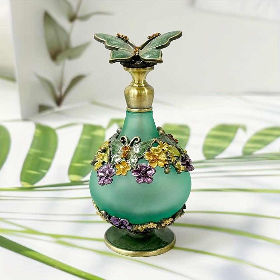 Flacone spray vuoto smaltato a forma di farfalla da 25 ml, per oli essenziali e decorazione, regalo per le feste