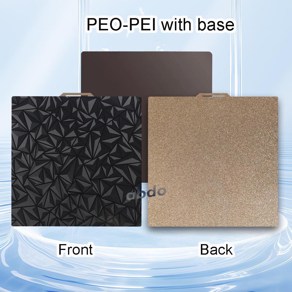 PEI Sheet 235x235 Spring Steel Sheet for Ender 3 / Ender 5 Neptune 4 Pro 3d Printer Heated Bed PEO PEY H1H Magnetic Build Plate