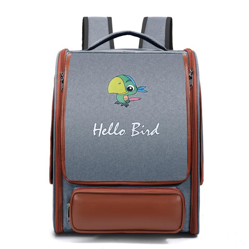 

Portable Pet Bird Bag To Go Backpack Parrot Pigeon Rabbit Polyester Outdoor Large Capacity Portable Pet Bag Journey Accessories