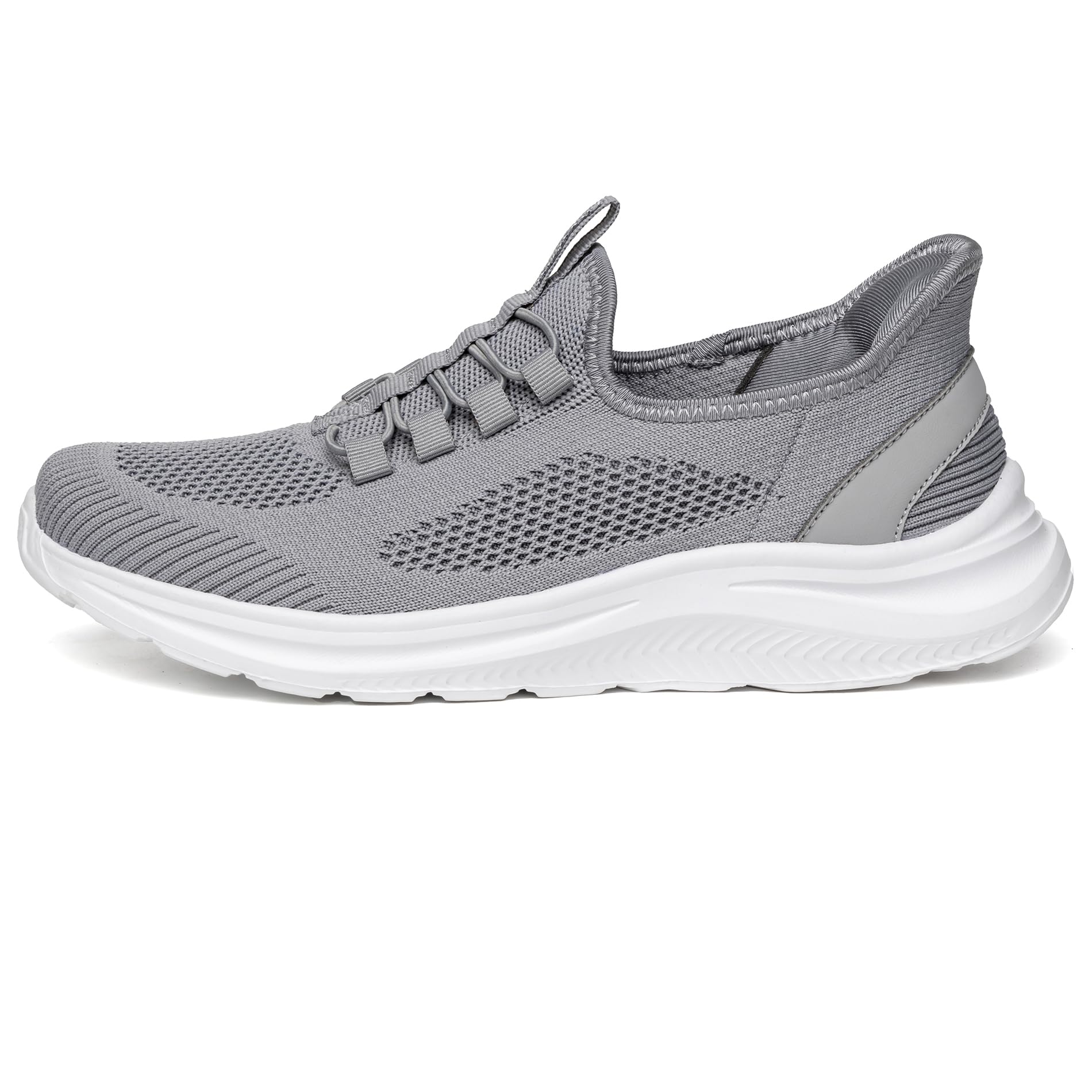 

Foxsense Sneakers to put on while Walking Running Loafers for Men and Most Comfortable Casual Laceless Perfect for and Standing Size [Easy standing] серый