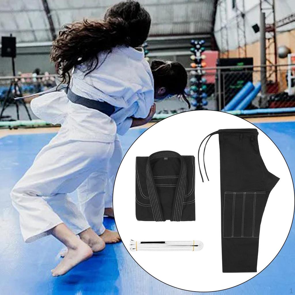Brazilian Jiu Jitsu Gi Suit Breathable Polyester Cotton Sports Tournament Kimono