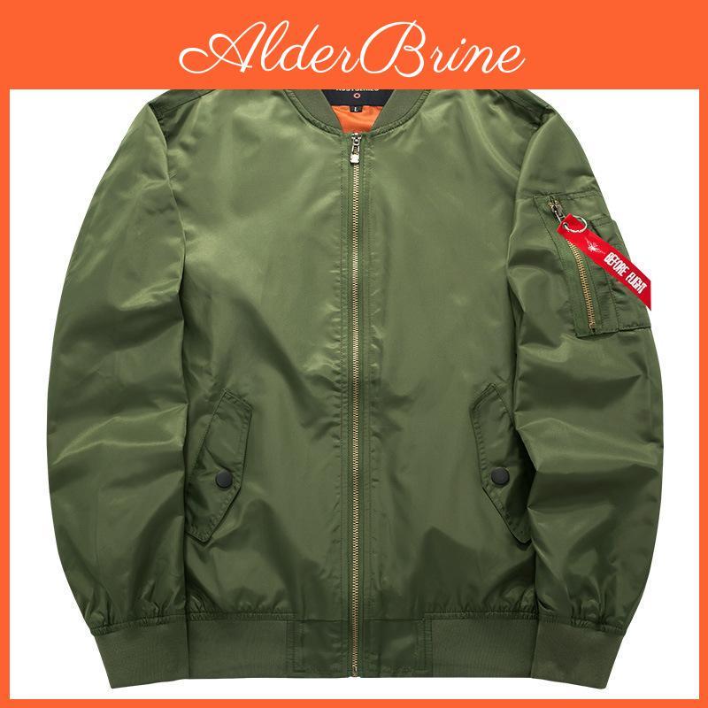 Solid Thin Spring Autumn And Color Fat Mens Plus Size Mens Sports Casual Stand Collar Jacket Mens Baseball Uniform