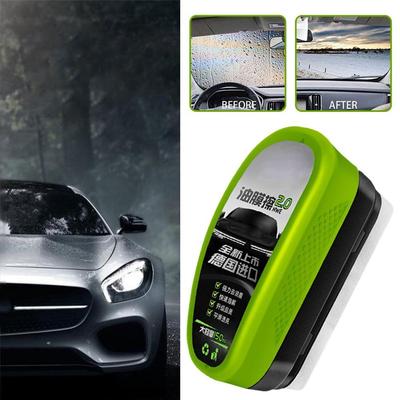 Auto Windschutzscheiben Ölfilmentferner für Regentage Autofenster Klarsicht Hydrophobe Beschichtung Starke Schmutzentfernung Reinigungsbürste