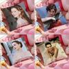 Sängerin Anne Hathaway Kissenbezug Musterbedruckter Kissenbezug für Wohnzimmer Sofa Kissenbezug & Schlafzimmer Dekoration