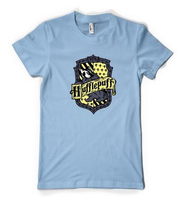 Hufflepuff Badger Potter Wizard Mashup Personalised Unisex Kids T Shirt