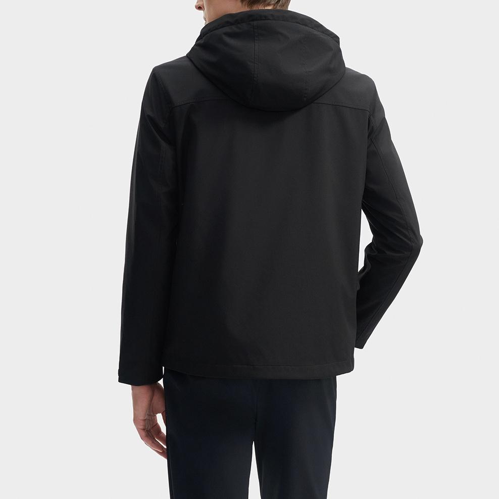 Fila Jackets Men's Jet Black Hooded Non Detachable Moderate Other F11M443704F-BK