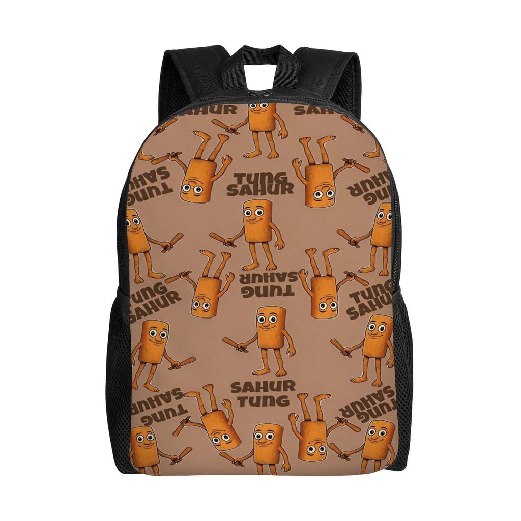Italian Brainrot Backpack Hiking Backpacks Male Kawaii School Bags Design Breathable Rucksack
