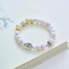 Jingdezhen Ceramic Beaded Bracelet, Ethnic Versatile Design Handmade Couple Wrist Jewelry