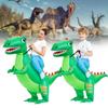 Green Dinosaur Inflatable Costume Adults Child Christmas Halloween Up Dress