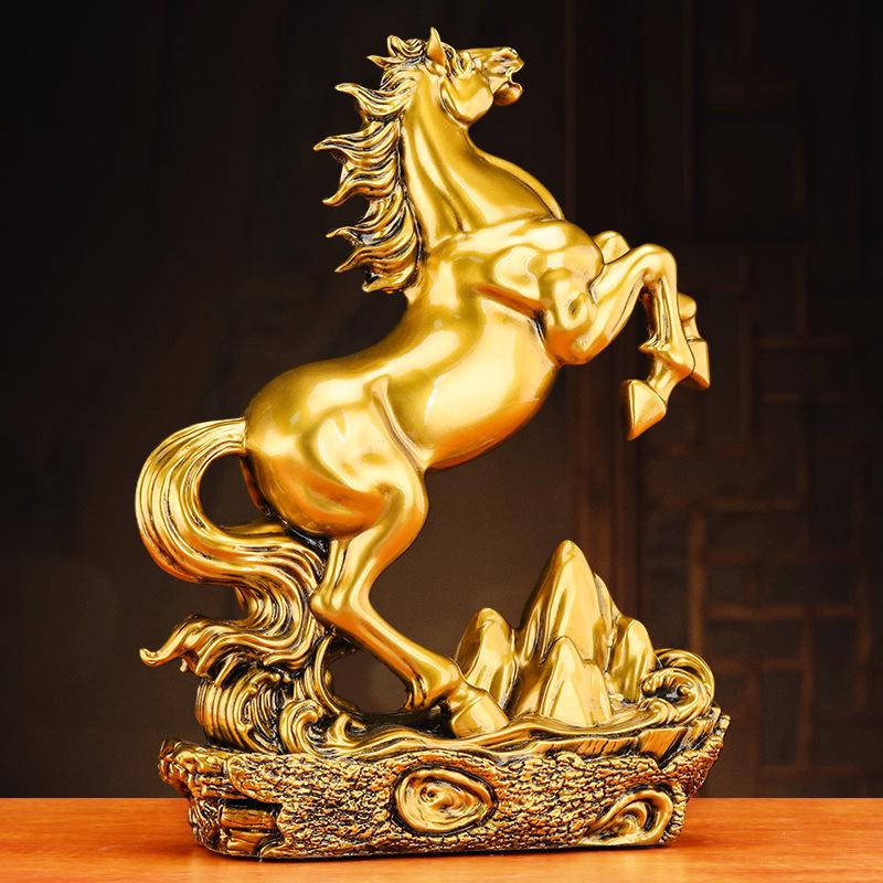 Zodiac Horse Figurine: Symbol of Success for Home or Office Décor.