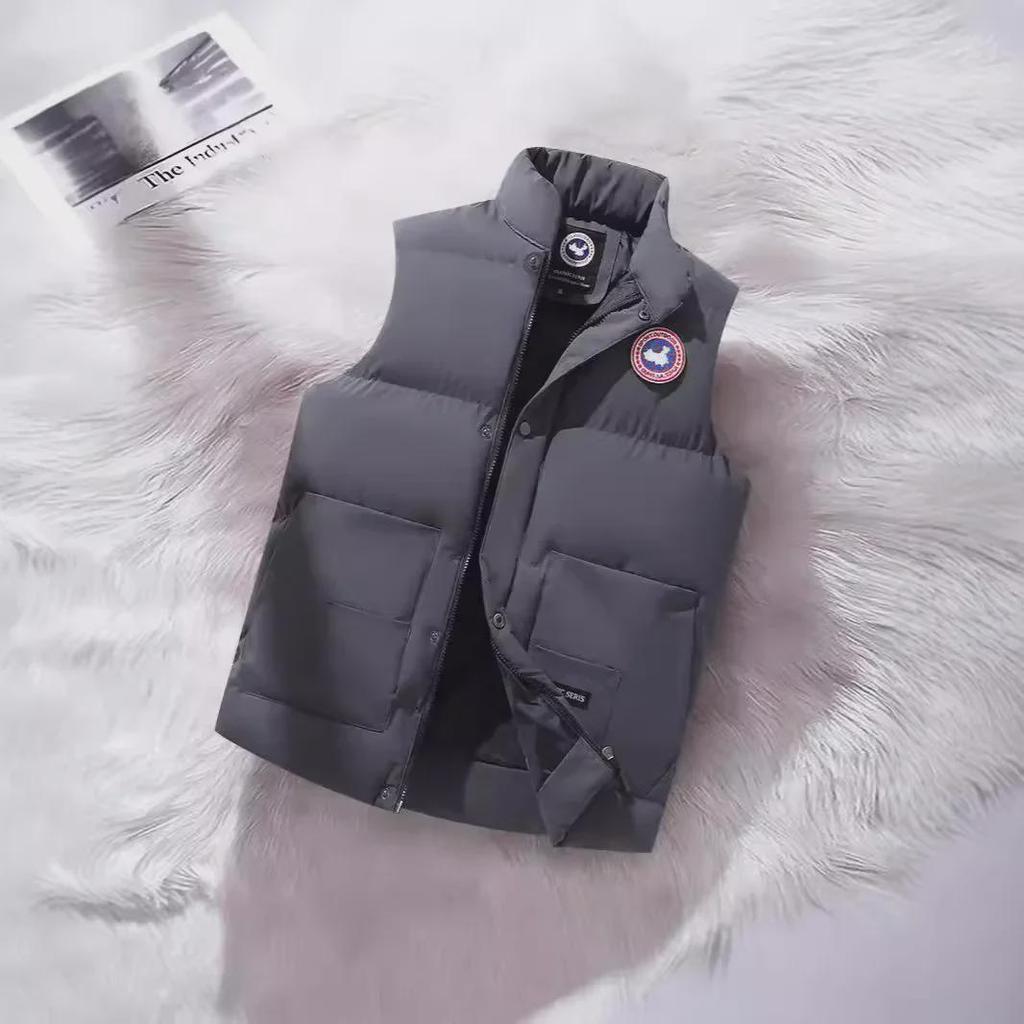 Men's & Couple's Cotton Padded Vest: Thick Stand-Up Collar Casual Waistcoat for Autumn/Winter 