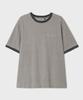 Bellie Halo Ringer T-Shirt - Vintage Brown