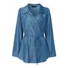 ZANZEA Women Turn Down Collar Loose Casual Long Sleeve Blouse