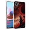 Japanese Bushido Samurai Clear Phone Case For Xiaomi Redmi Note 12 5G 9S 9 8 10 11 Pro+ 9T 8T 10C 9C 9A 7 Pro Soft Back Cover