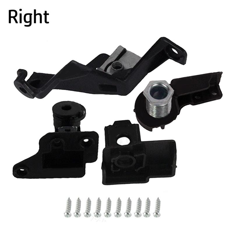 Car Repair Replacement Bumper Headlight Bracket Direct Replacement Headlight Part Accessory 1set Included Auto Accessory