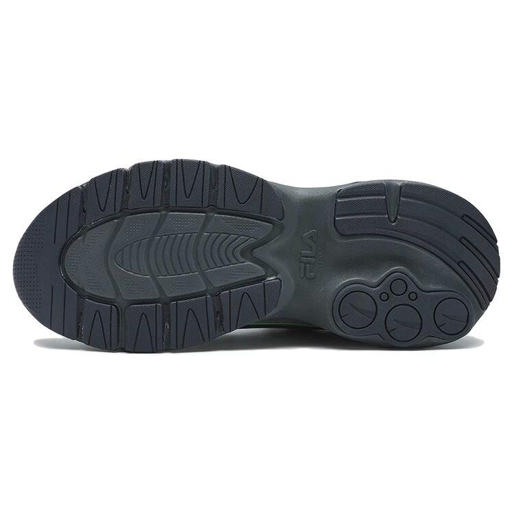 Fila Fusion Cred Navigator Bekväma Hållbara Andningsbara Låga Casual Löparskor Herr sneaker Svart Grön T12M421601FSA