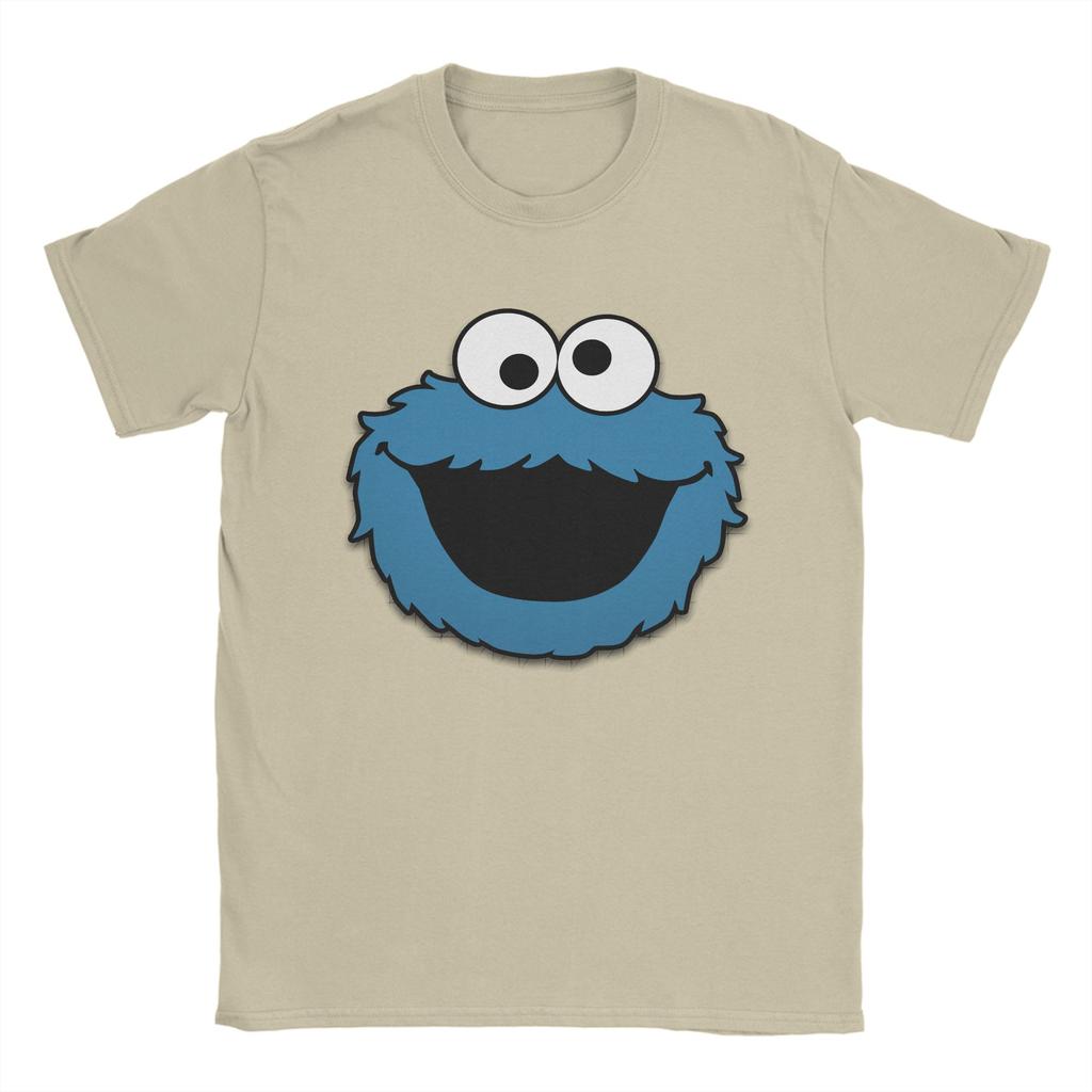Unisex Women Cookie Monster Sesames Streets T Shirt Cartoon Cotton Clothing Novelty Short Sleeve O Neck Tees New Arrival TShirts