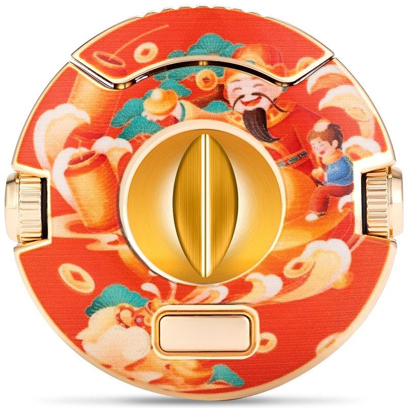 Stainless Steel Sharp and Smooth V-shaped Cigar Clipper, Portable Metal Cigar Cutter for Clean Cutting