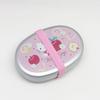 OSK Aluminum Lunch Hello Kitty Fruit KTF Lunch Belt with Made in Children's Box, Medium, 350ml, Design, Dividers, Japan, AL-5