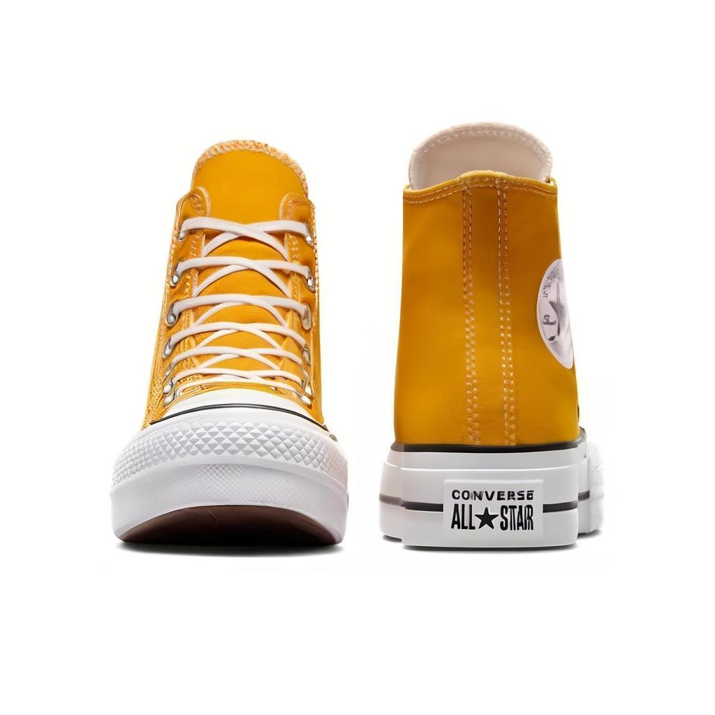New Converse All Star Lift High Top Canvas Shoes Women's Yellow A06506C