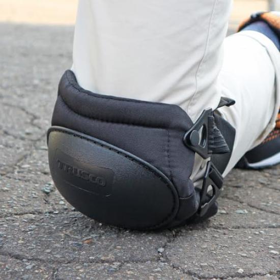 TRUSCO Knee Buckle Set of 2 Pads, Type, Black, (KPBT-BK)