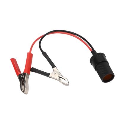 Câble de batterie de voiture, pince isolée, rallonge pour allume-cigare, DC 12-24 V