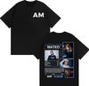 2025 Summer Rapper Abraham Mateo Tour Graphic Tshirts Unisexs Fashion T Short Sleeveshirt Unisex 100 Cotton Oversized T Shirt