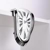 Retro Minimalist Distorted Roman Numeral Wall Clock - Silent Clock for Home, Bedroom & Living Room