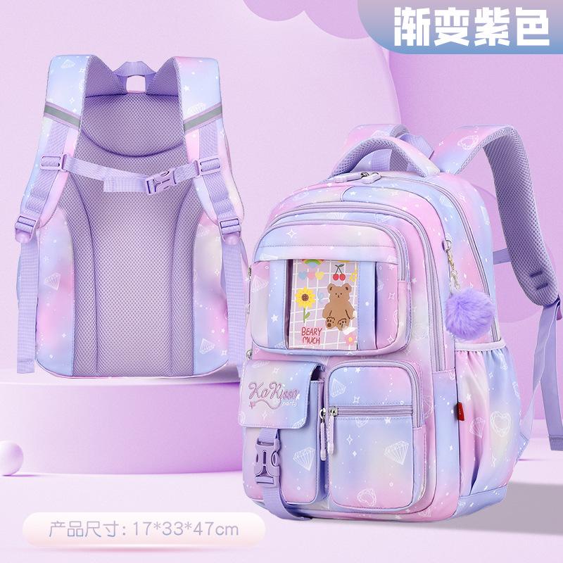 Children School Bags Girls Pink Princess Orthopedic Backpacks Primary School Student Waterproof girl Bookbag Kids Satchels bag