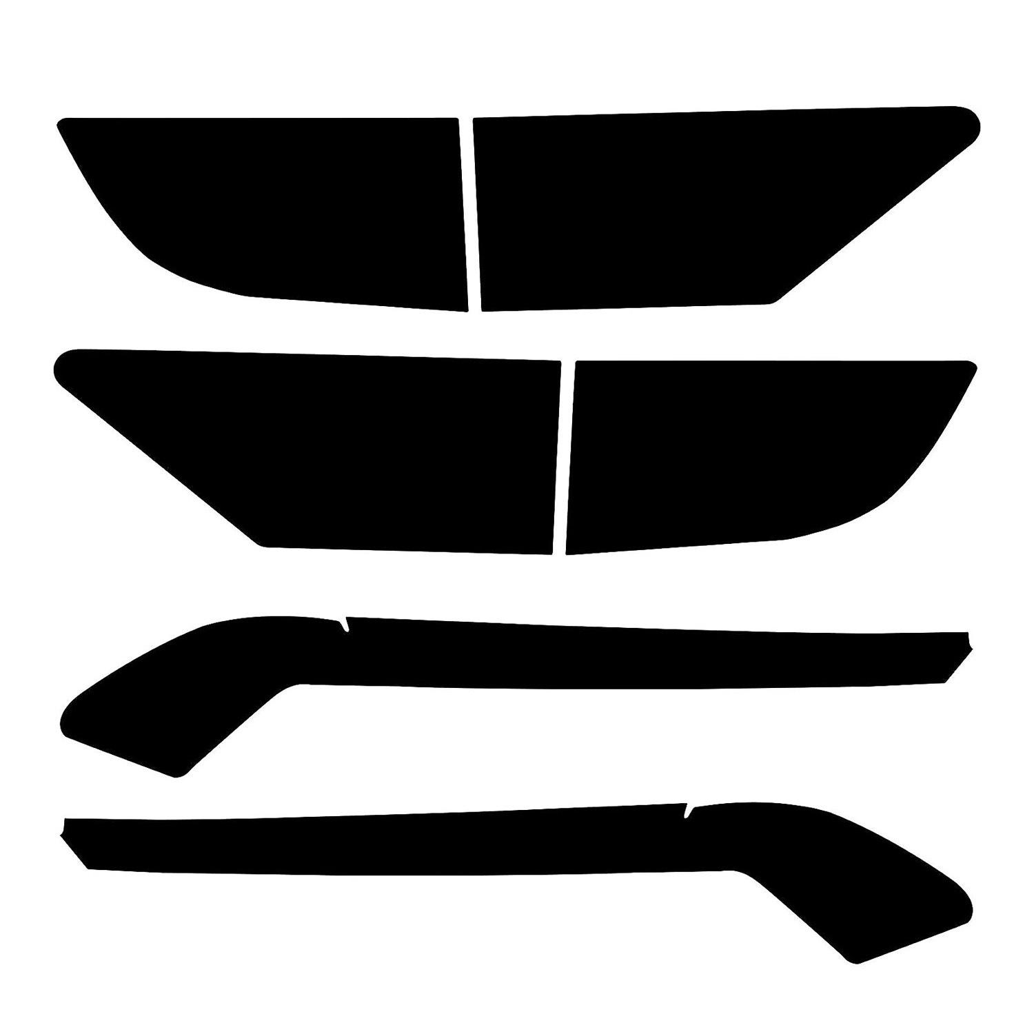 

Dodge Durango 2014-2021 Фары/задние фонари Черная пленка