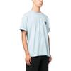 Stone Island Logo Solid Color Crew Neck Pullover Straight Fit Short Sleeve T-Shirt Men Tops Light-Blue 791524113-V0041