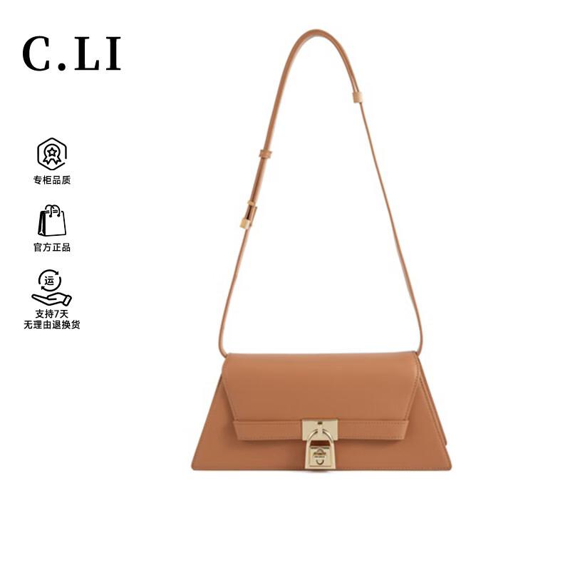 C.LI Women s Light Luxury Split Leather Shoulder Bag