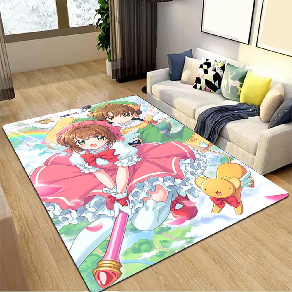 Cherry Blossom Festival Dress Decoration,Carpet,Living Room,Bedroom, Non-slip,Square rug